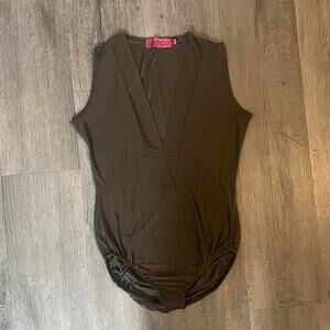 Olive body suit from boohoo